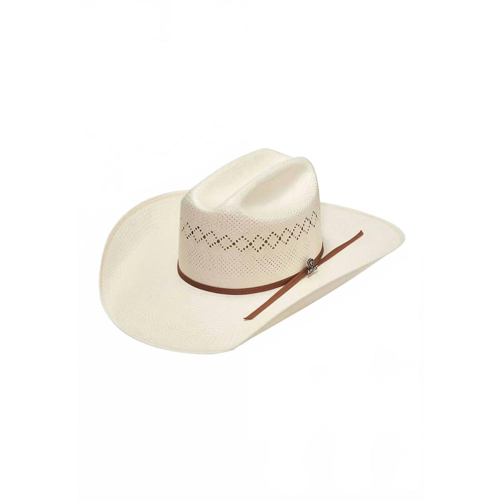 ARIAT bangora 2-cord straw hat in natural